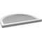 Ekena Millwork Round Top Surface Mount PVC Gable Vent: Functional, w/ 2"W x 2"P Brickmould Sill Frame, 34"W x 26"H GVPRT34X2603SF - alternate 5